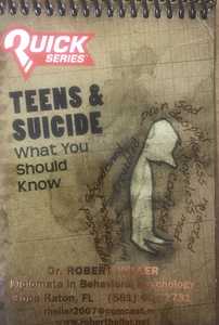 TEENS & SUICIDE -What You Should Know :